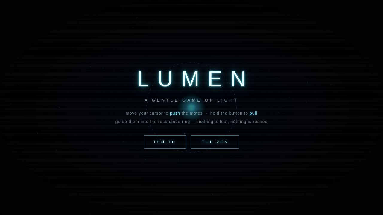 Lumen title screen